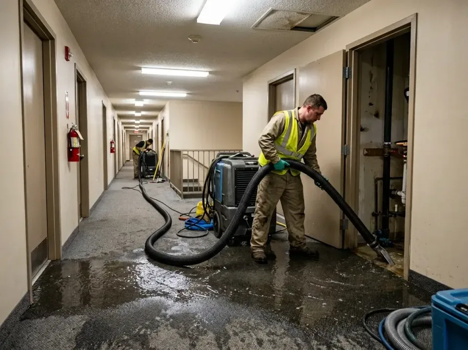 multi-unit-apartment-hallway-f-005 — frequently asked questions, Emergency Burst Pipe Water Extraction & Removal in Las Flor…